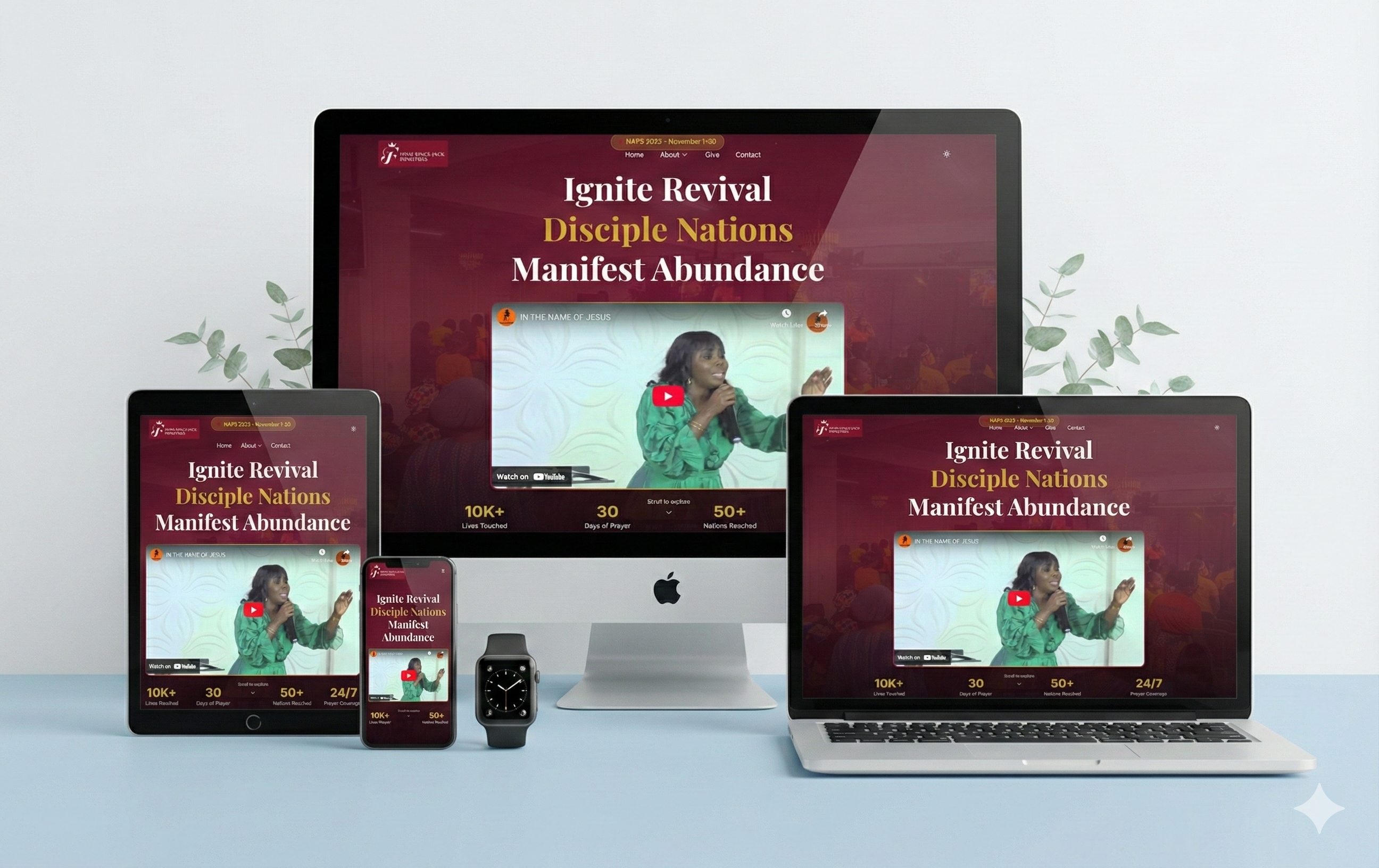 Fome Kings Jack Ministries - church website design